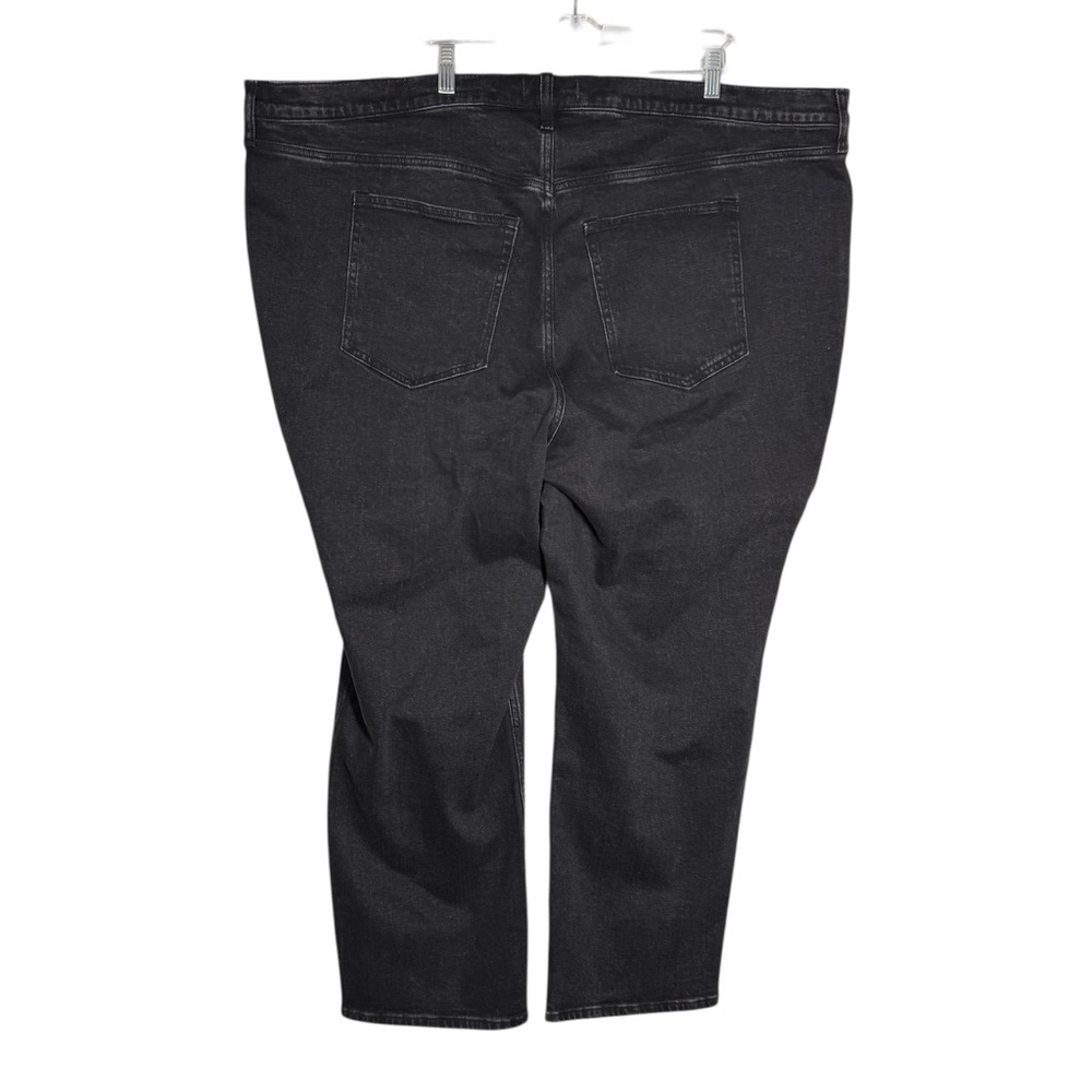 Abercrombie The Ankle Straight Jeans Black Size 37 / 24 CURVE LOVE Black NWT - Picture 2 of 8
